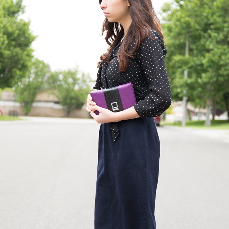 Women's Wallet Clutch with Phone Fit - Travel, Daily & Business Use