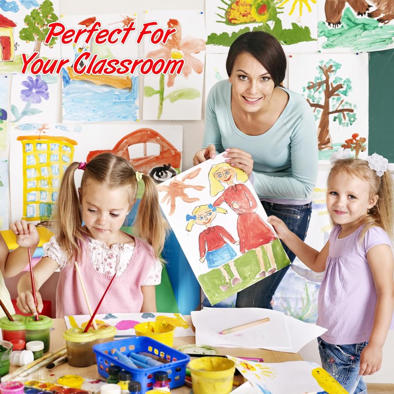 White Poster Board 11x14 Inch Bulk Pack for Presentations, Art & School Projects