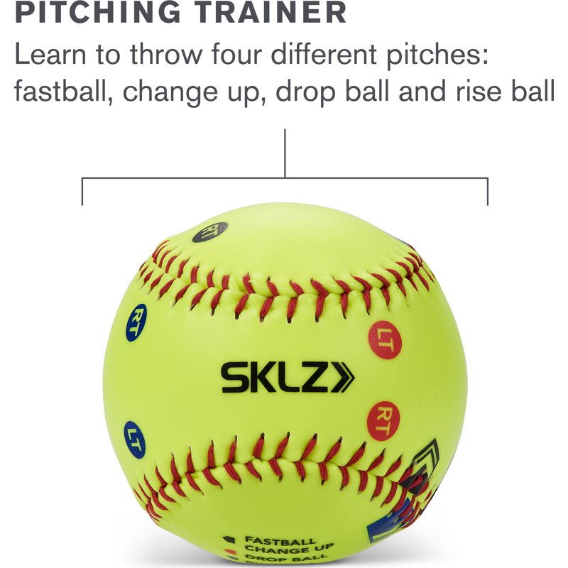 Pitch Training Softball - Regulation Size & Weight for Youth Baseball & Softball Practice