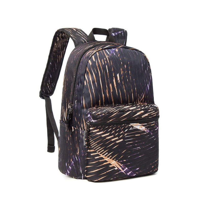 Unisex 18-Inch Meteor Print School Backpack with Laptop Compartment