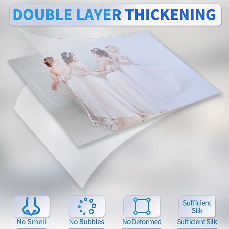 Thermal Laminating Pouches 9x11.5 Inches - Clear, Water-Resistant, 200 Pack, 5 Mil Thickness