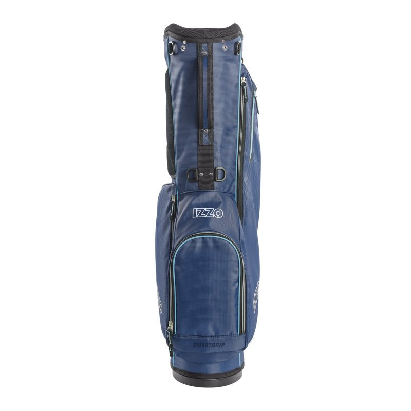 Izzo Ultra-Lite Stand Bag Navy/Light Blue - 3.2 lb Golf Stand Bag