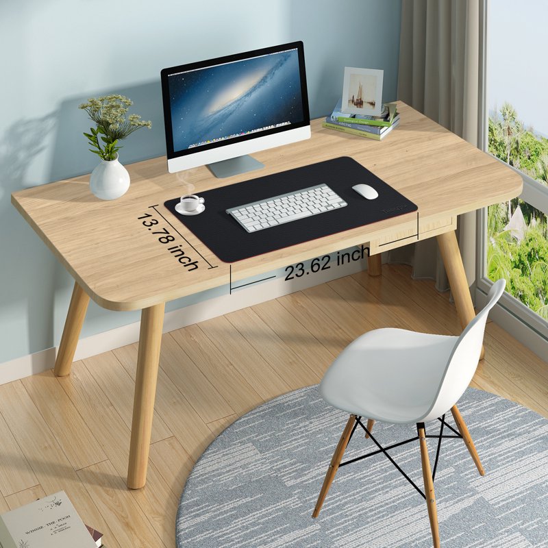 Large Waterproof PU Leather Desk Mat - Dual-Sided Office & Home Desk Pad