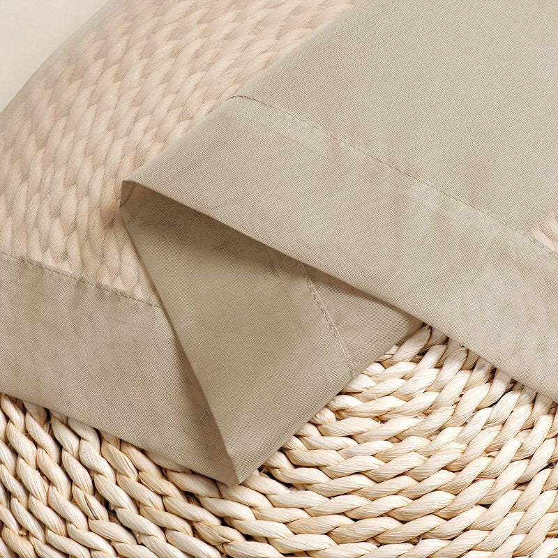 Sheer Curtain 2 Pack - Light-Filtering Voile Drapes for Doors & Windows