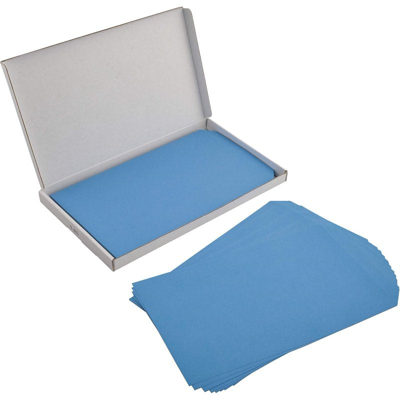 Blue Manuscript Cover 9x12.5 Inches Pack of 100 - Office Document Protection