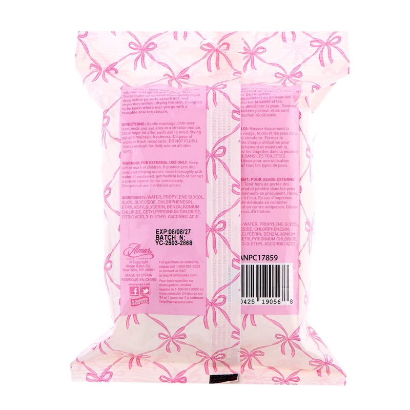 Gentle Makeup Remover Wipes for Face and Eyes - 30 Pack