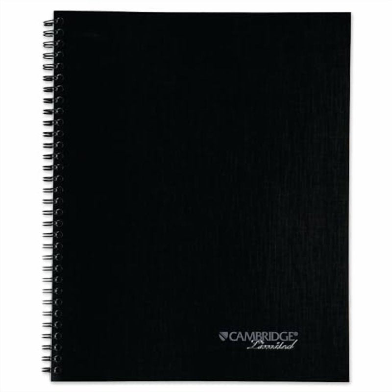 Business Planner Notebook - Wirebound 80 Sheets 8.14 x 11 Inches Gray