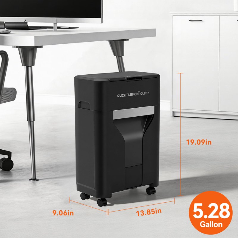 120-Sheet Auto Feed Cross-Cut Paper Shredder Heavy Duty Office & Home Use