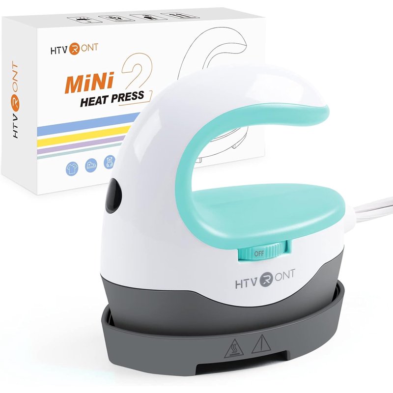 Portable Heat Press Machine for T-Shirt Transfers - Compact & Adjustable