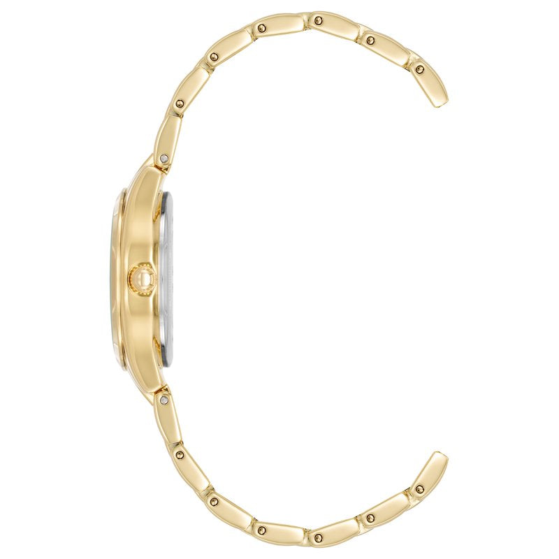 Women's Gold Tone Wristwatch with Adjustable Strap - Elegant & Water-Resistant