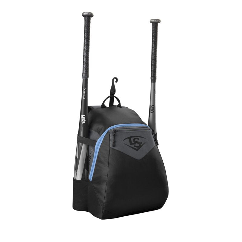 Baseball Softball Bat Bag Holds 2 Bats with Padded Shoulder Straps, Fence Hook