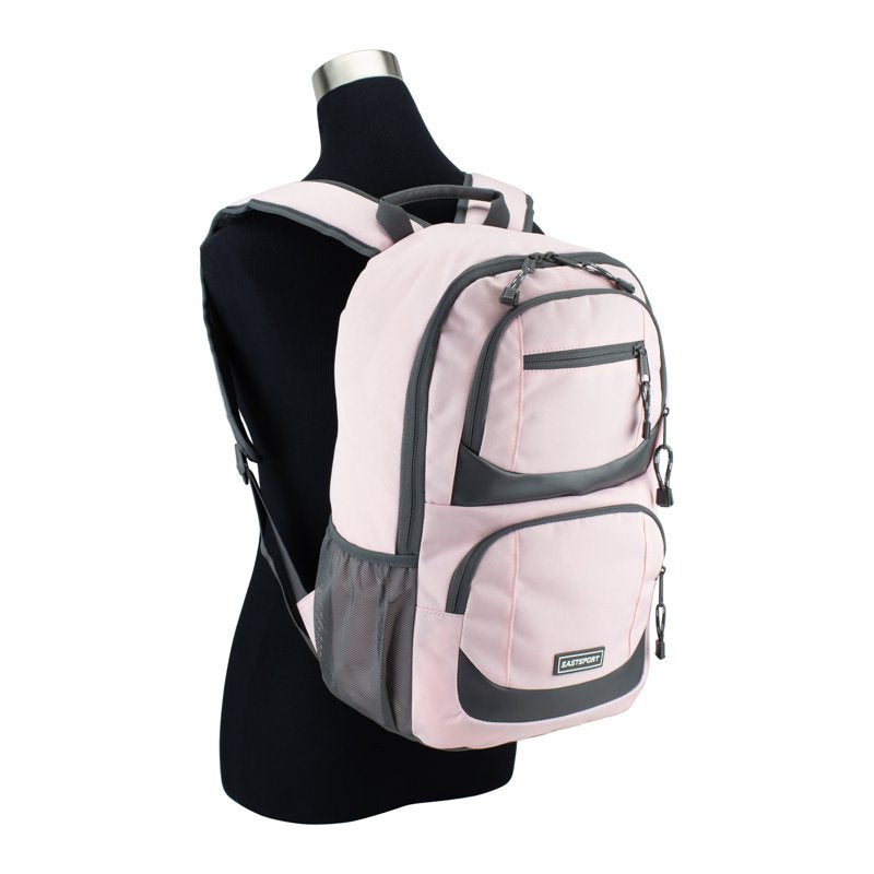 Unisex Commuter Tech Backpack with Laptop Sleeve and Multiple Pockets