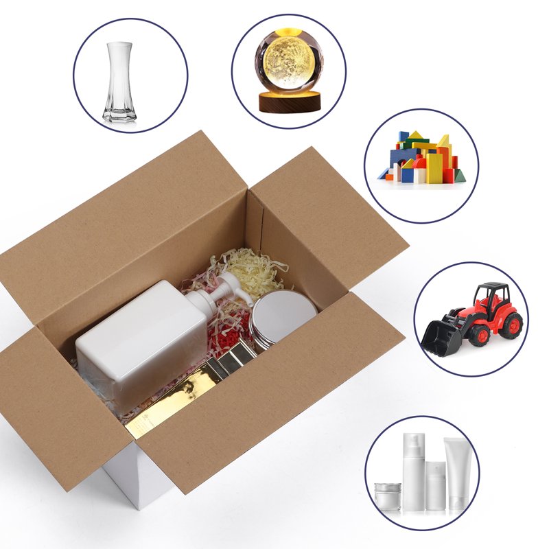 White Shipping Boxes Set of 40 - 10x6x6 Inch Corrugated Cardboard Mailers