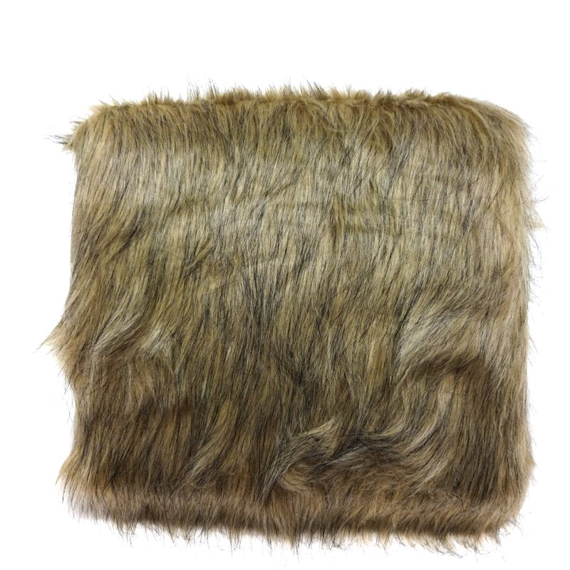 Luxury Faux Fur Fabric Wolf Gray 63" x 2 Yards for Crafts & Home Decor