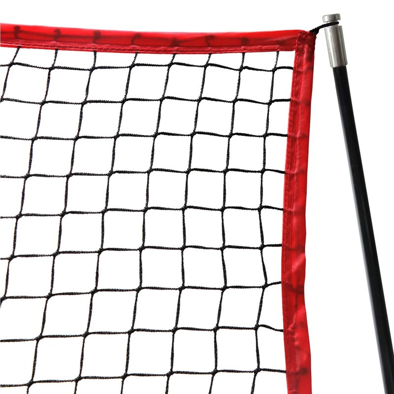 7 Ft Baseball Softball Practice Net with Carry Bag & Metal Frame for Hitting Pitching & Fielding Training