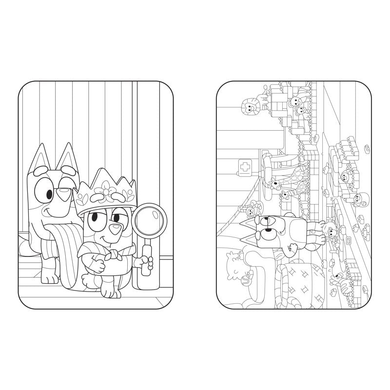 Bluey Coloring Book for Kids - 128 Pages of Favorite Adventures