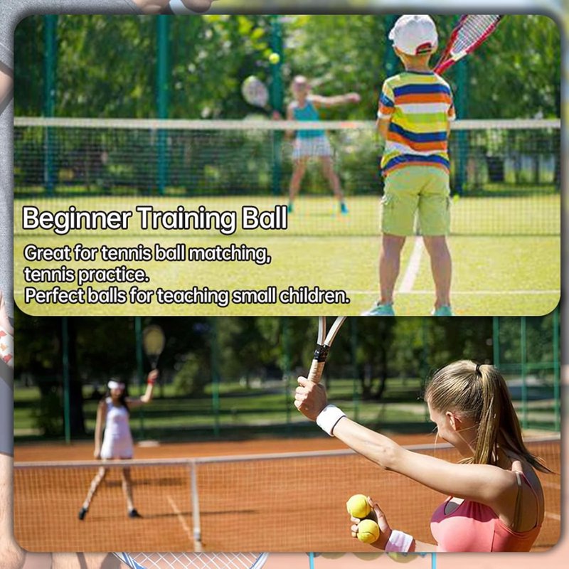Multicolor Tennis Balls 30 Pack - Durable Practice & Training Balls for Dogs and Sports
