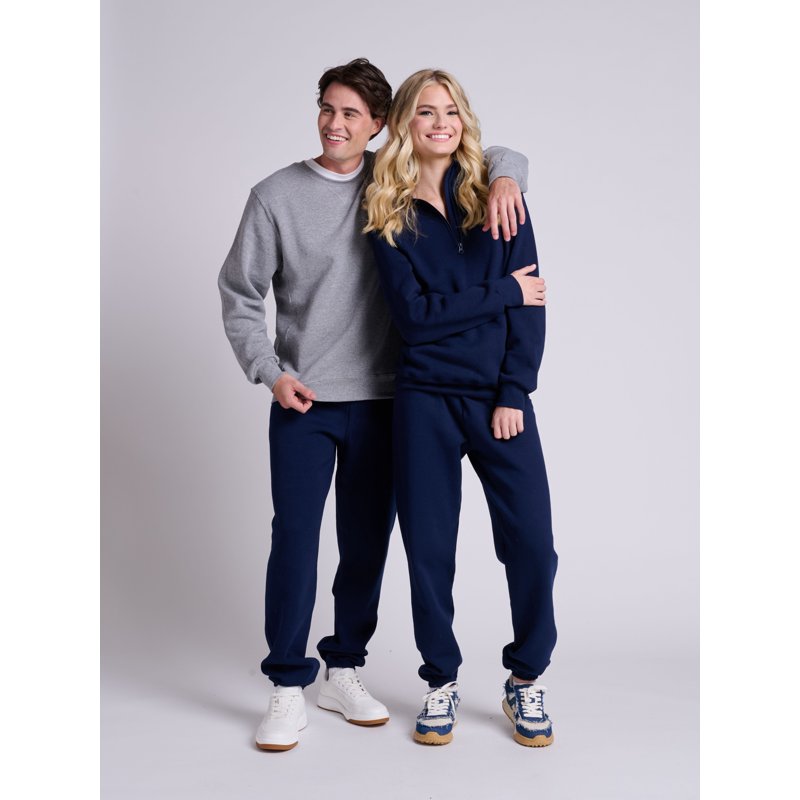Men's Athletic Fleece Sweatpants with Elastic Bottoms - Moisture-Wicking & Relaxed Fit