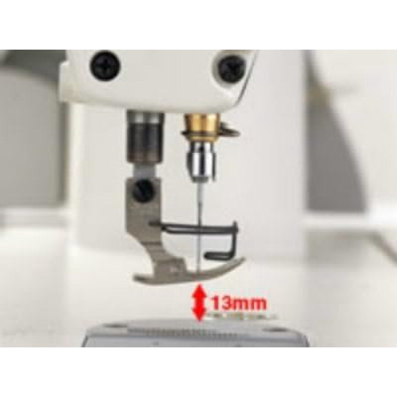 Industrial Lockstitch Sewing Machine with Servo Motor and Table - High-Speed Juki DDL8700