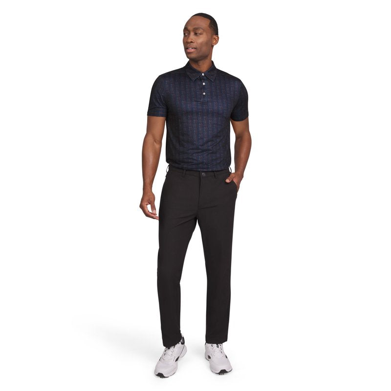 Men's and Big Men's Classic Fit Short Sleeve Golf Polo Shirt - Breathable, Moisture-Wicking, Allover Print