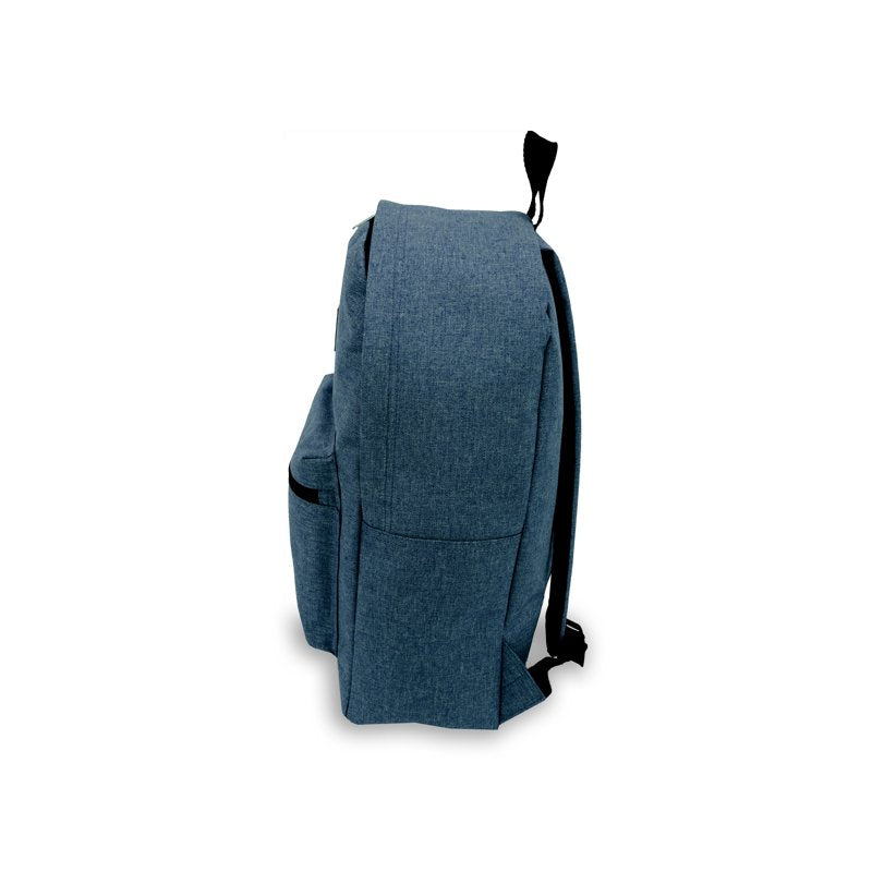 15-Inch Denim Backpack with Multiple Colors for School & Travel