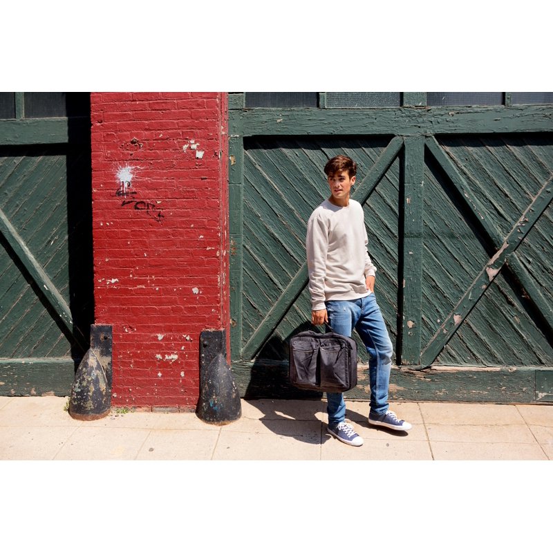 Convertible Laptop Backpack Messenger Bag for Men - Sand