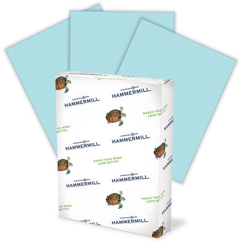 Colored Laser and Inkjet Paper - 8.5 x 11 Inches, 24 lb, Blue, 500 Sheets