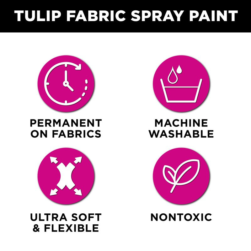 Fabric Spray Paint with Glitter - Permanent Glitter Paint for Clothes, Shoes & DIY Crafts