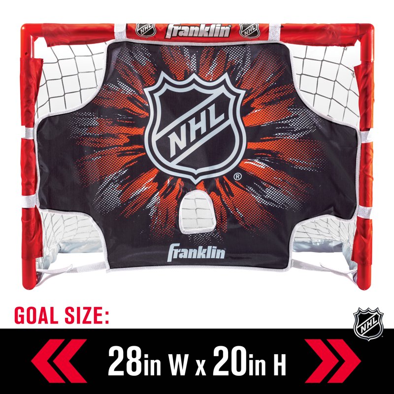 Mini Hockey Goal Set with Automatic Passer & Target - Kids Sports Toy