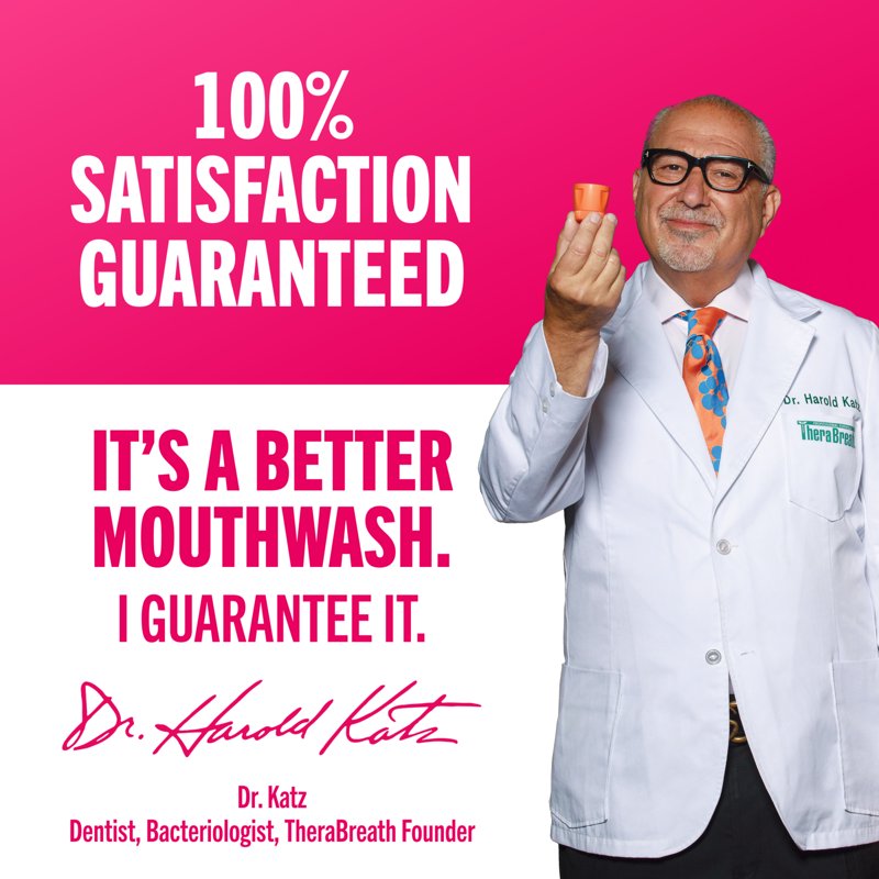Fluoride Mouthwash for Adults - Alcohol-Free, Sparkle Mint, 16 fl oz, 2 Pack