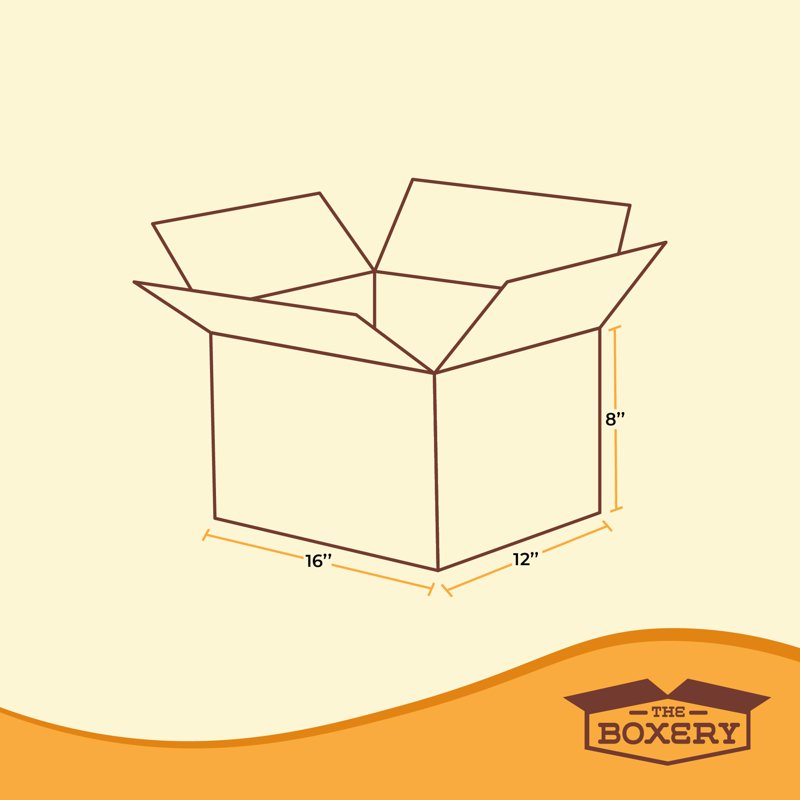 Heavy Duty Corrugated Cardboard Shipping Boxes - 25 Pack Eco-Friendly Moving & Storage Solutions