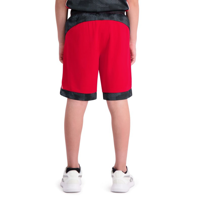 Boy's Athletic Basketball Shorts - Pull-On Mesh Performance Active Wear