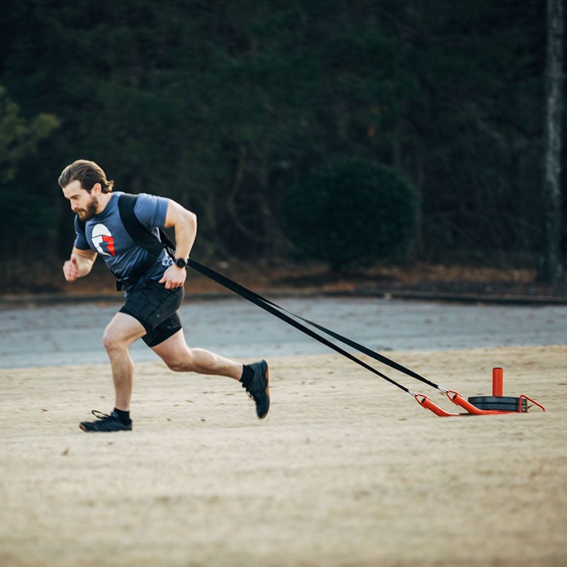 Power Speed Sled for Speed Training and Agility with Deluxe Harness