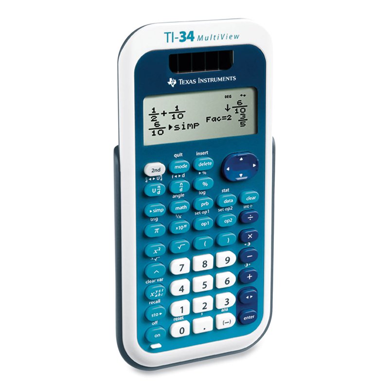 Scientific Calculator with 16-Digit LCD, MathPrint Mode, Dual Power