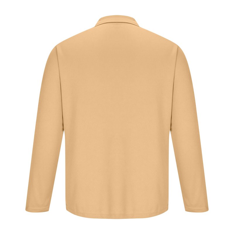 Men's Golf Polo Shirts Long Sleeve Quick Dry Breathable Casual Tees