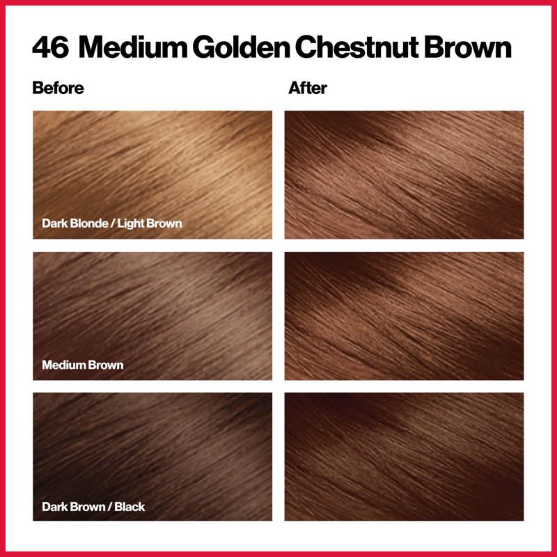 Hair Color Kit with 100% Gray Coverage - Multiple Shades, Ammonia-Free
