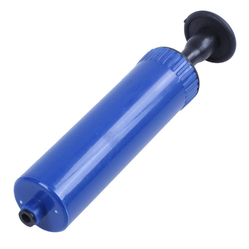 6 Pack Inflatable Hand Air Pump for Soccer Balls with Needle - Blue