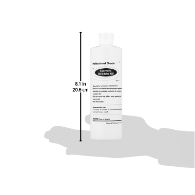 Synthetic Shredder Oil 16 oz - Professional Grade Lubricant for Paper Crushers