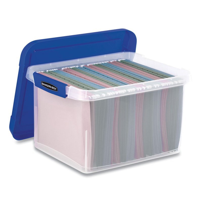 Waterproof Durable File Storage Box with Reinforced Corners & Handle - Portable Document Organizer