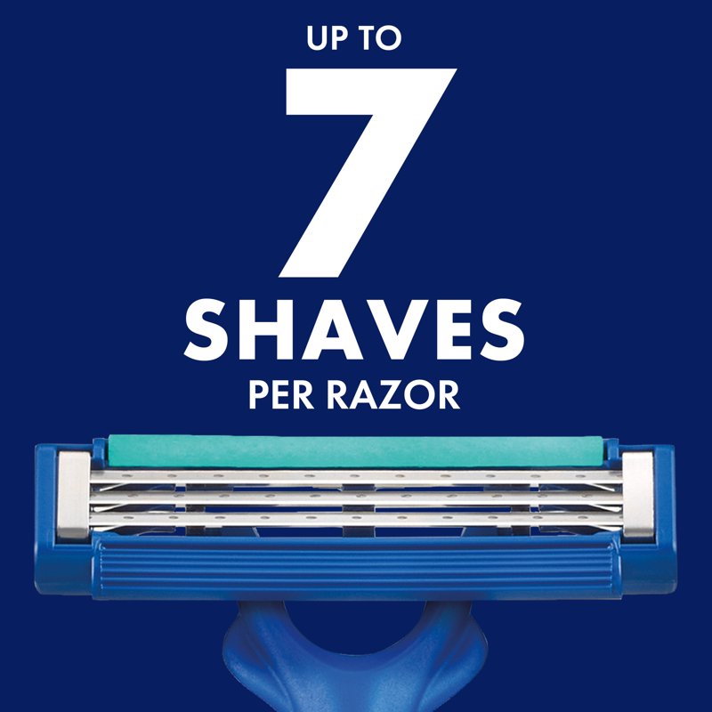 Men's Disposable Shaving Razors - 12 Count, Easy-Rinse Blades, Water-Lubricated