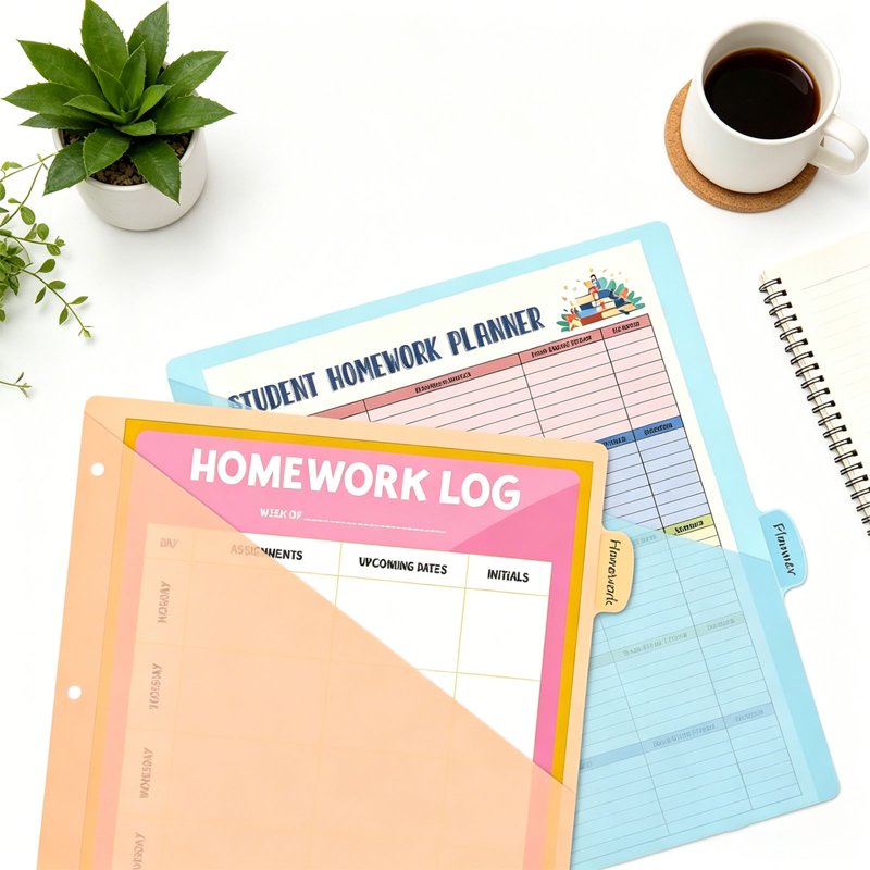 Multicolor Binder Dividers with Pockets and Tabs for 3 Ring Binders - Office & School Organization