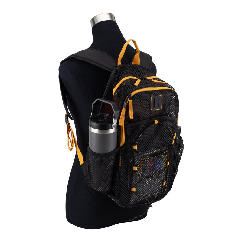 Unisex Mesh Backpack 17 Inch College School Travel Daypack - Multiple Colors
