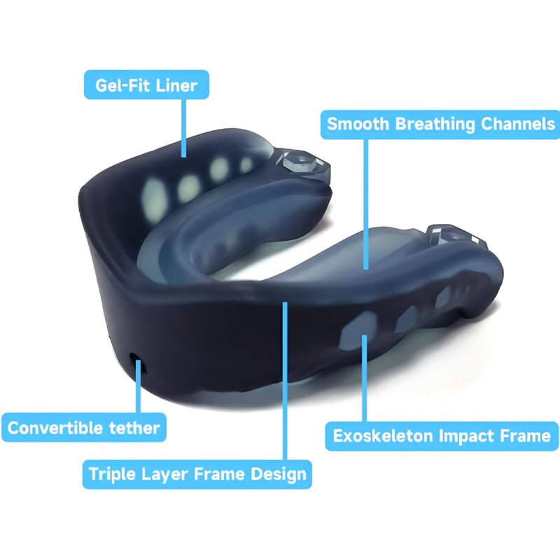 Sports Mouth Guard for Football Rugby Lacrosse Hockey - Adult & Youth Protective Gear