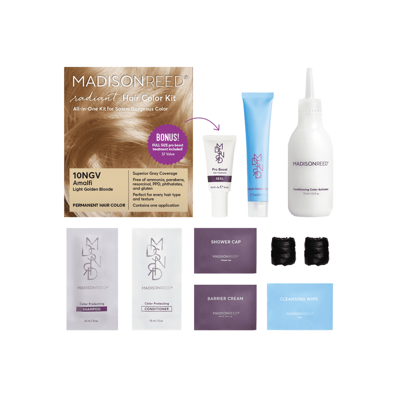 Permanent Hair Color Kit with Bonus Pro Boost - Light Golden Blonde