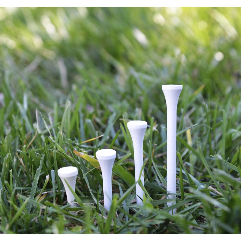 Wood Golf Tees 2.75 Inch - Durable 90 Count for Consistent Drives
