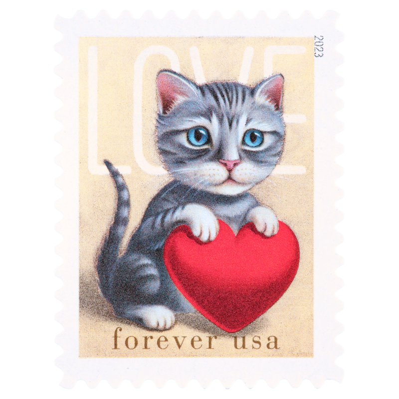USPS Forever Postage Stamps Love 2023 Sheet of 20 Valentine Pet Wedding Celebration