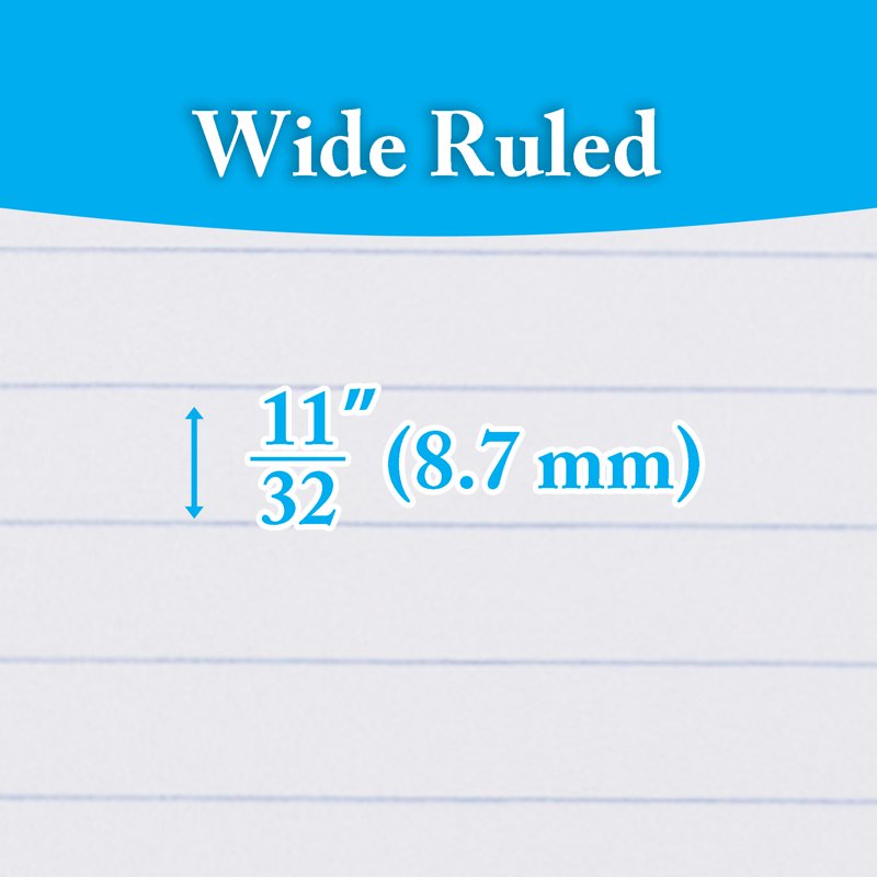 Black Marble Composition Notebook - Wide-Ruled, 100 Sheets, School & Office Use