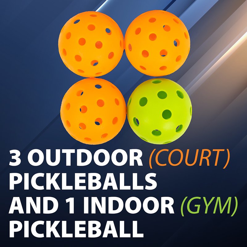 Lifetime 22ft Pro Pickleball Net Set with 4 Paddles and Balls - Outdoor Indoor