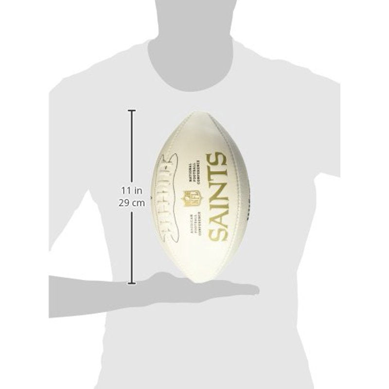 Official Size Team Logo Autograph Football for New Orleans Saints
