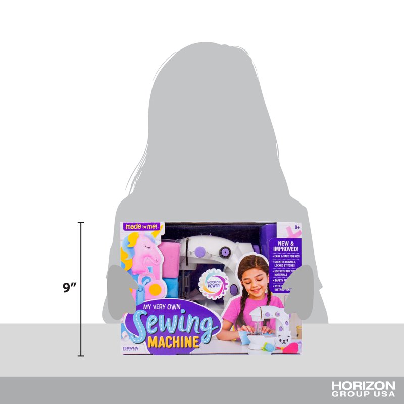 Kids Sewing Machine Kit for Beginners - Creative Craft Set with Fabric & Accessories